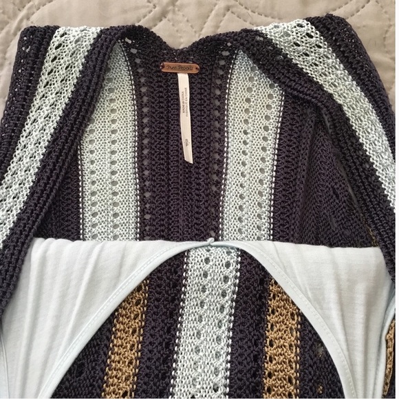 Free People Katie’s Crochet-Bodice Mini Dress, NWT - Picture 6 of 8